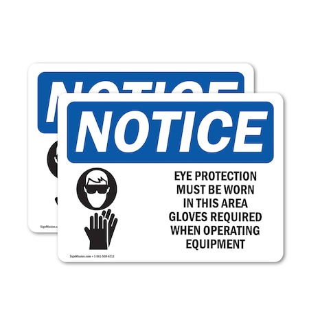 Signmission 18 in Height, 24 in Width, Vinyl Decal, Rectangle OS-2PACK-NS-D-1824-L-12325